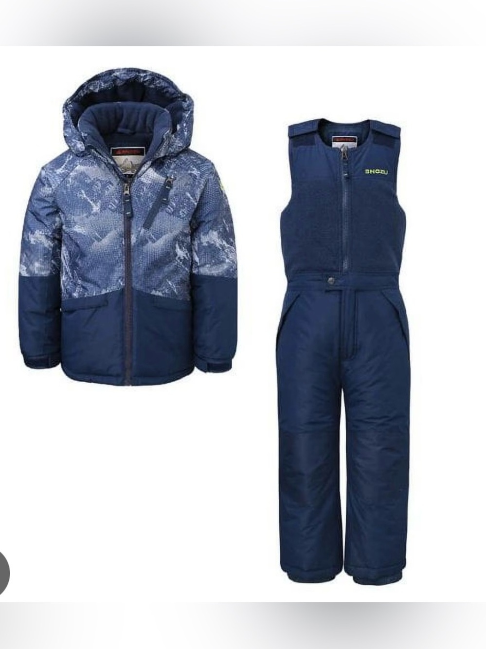 Snozu Navy Blue Kids Jacket set